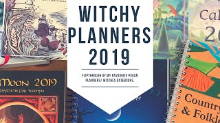 Planners Calendars and Almanacs  My favourite witchy diaries of 2019 [upl. by Aihsemaj353]