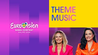 Eurovision Song Contest  Malmö 2024 Theme Music 🇸🇪  unitedbymusic [upl. by Nnadroj]