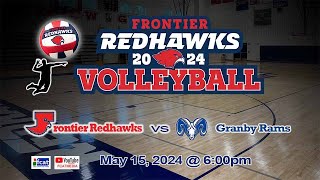 Frontier Regional Boys Volleyball vs Granby Senior Night [upl. by Crofoot]