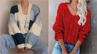 OUTSTANDING CROCHET SWEATER FREE PATTERNS DESIGNS [upl. by Olney]