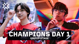 VCT Champions Seoul  Day 1 [upl. by Enitnelav]