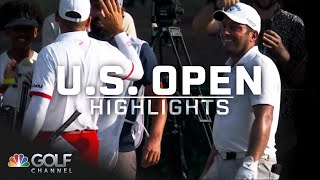 2024 US Open Highlights Francesco Molinari hits ace to get below cut line  Golf Channel [upl. by Phelia761]