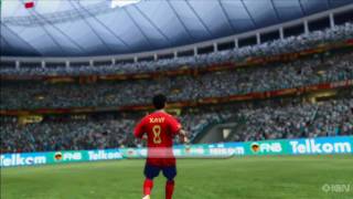 World Cup 2010 Semifinals  Germany vs Spain Sim [upl. by Eeladnerb834]