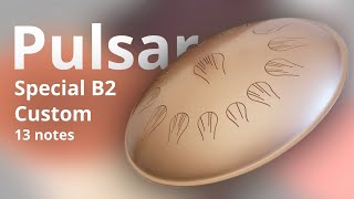 YW Pulsar Steel Tongue Drum  Special B2 Custom 13 [upl. by Annoval]