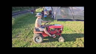 1967 Wheel Horse Lawn Ranger From Tow to Camp to First Drive [upl. by Osbourne]