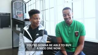 CJ McCollums Interview with Markelle Fultz [upl. by Orsay]