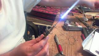 Mini blow torch homemade [upl. by Enattirb]