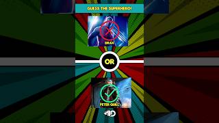 GUESS THE SUPERHEROES  PART 7  EVOLUTION OF SPIDERMAN riddles superheroes shorts [upl. by Eitirahc]