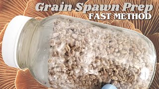 PERFECT GRAIN SPAWN FAST Quick Hot Soak Method Eliminates Burst Kernels [upl. by Annahavas]