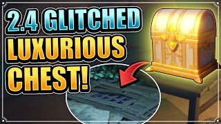 24 NEW GLITCHED LUXURIOUS Chest under the Sacred Sakura Tree FREE PRIMOGEMS Genshin Impact [upl. by Ardnad]