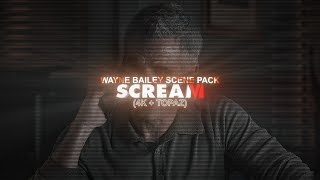 Wayne Bailey Scream VI 4K Scene Pack [upl. by Ellerd473]