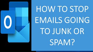 How to Whitelist an Email Address or Domain in Outlook  How to Stop Emails going to Junk or Spam [upl. by Gniliem]