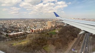 Newark New Jersey  Landing at Newark Liberty International Airport [upl. by Ainesej70]