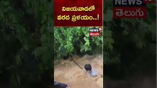 With Intense Rainfall causing severe Floods in Vijayawada that swept people Away  News18 Telugu [upl. by Aubrey84]