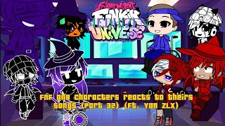 FNF DnB Characters reacts to theirs songs Part 32 Ft YanZLX [upl. by Sunil]