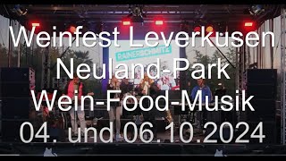 04061024 Leverkusen NeulandPark  Weinfest WeinFoodMusik  De FruendeRollercoaster [upl. by Eninnaej]