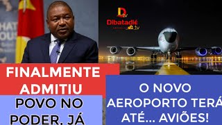 O Chefe do Estado de Moçambique admite com a divulgação dos resultados eleitor O NOVO AEROPORT [upl. by Ahseina]