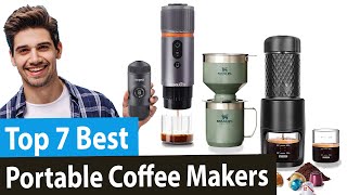 Best Portable Coffee Maker  Top 7 Reviews 2024 Buying Guide [upl. by Novelia]