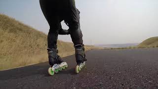 Thuro Rollerblading  Inline Downhill Raw Run at Maryhill w Gabe Holm [upl. by Filip155]