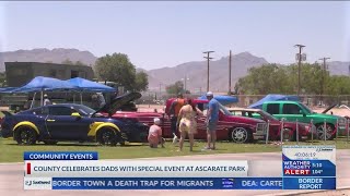 County celebrates dads with car show at Ascarate Lake [upl. by Fatsug]