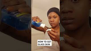 How to get GLASS skin glassskin cleanskin youtubeshorts facewashroutine [upl. by Animaj327]