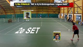 Christophe 56 vs Benoit 151  Individuel Entreprise  16062016  2e set  18 Finale [upl. by Mosera251]