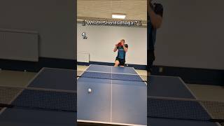 Which table tennis shot is Illegal pingpong tabletennis tischtennis [upl. by Lindsey918]