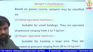 AENGG 211 Lecture 12 i Familiarization with plant protection equipments equipment [upl. by Phillipp]