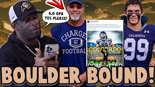 DEION SANDERS LANDS A LB AS WWE HALL OF FAMERS BILL GOLDBERG SON GAGE GOLDBERG COMMITS TO THE BUFFS [upl. by Metts817]