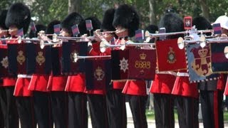 British soldiers break fanfare trumpet record [upl. by Niahs]