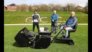 From Edgbaston to Glodwick Glodwick CC Oldham purchase an Allett Regal 36 for their outfield [upl. by Dominic]