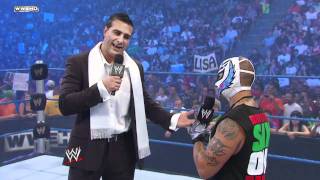 SmackDown Alberto Del Rio crosses paths with Rey Mysterio [upl. by Torras]