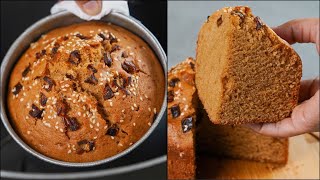 Wheat Jaggery Cake Recipe  Soft amp Moist Wheat Jaggery Cake Recipe  Without Oven  NOven [upl. by Llemar]