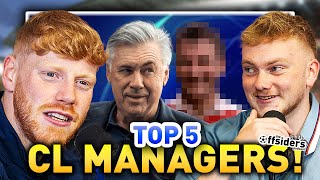 The Top 5 Champions League Managers of ALL TIME [upl. by Ahsieit681]