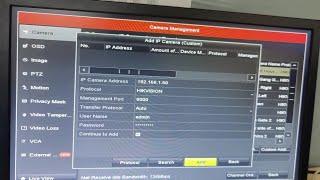 how to add new ip camera in hikvision nvr  ip camera setup [upl. by Middle]