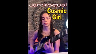 Cosmic Girl  Jamiroquai  Cover by Federica Golisano with Cort X700 Duality [upl. by Serilda34]