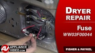 Fisher amp Paykel Dryer  Will Not Power On  Fuse Repair and Diagnostic [upl. by Nollahp105]