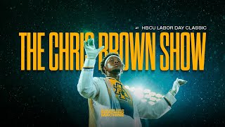 NC AampT  The Chris Brown Show  HBCU Labor Day Classic 2024 [upl. by Ilagam]