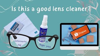 Eyeglasses Lens Cleaner and Essilor MX100 [upl. by Snej]