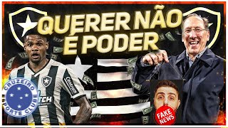 ⚠️JÚNIOR SANTOS ACERTADO COM CRUZEIRO  TEXTOR DESMENTE JORNALISTA  BOTAFOGO TERÁ TREINO ABERTO [upl. by Ahtela]