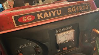 KAIYU SG1500 Generator [upl. by Corny]