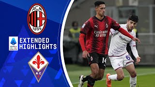 Milan vs Fiorentina Extended Highlights  Serie A  CBS Sports Golazo [upl. by Lifton]