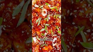 Finally how to get crispy tofu tips Crispy gochujang tofu 😍🌶️ crispytofu veganrecipes recipe [upl. by Enneyehc]