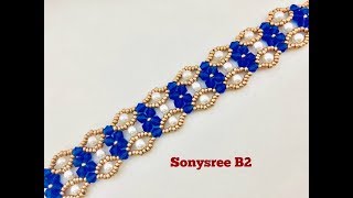 DIY Beaded BraceletPlease Check Sonysree Creations For the Tutorial [upl. by Ennaimaj]