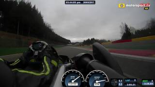 Superkart 250 SpaFrancorchamps en caméra embarquée [upl. by Harbed423]