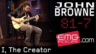 John Browne of Monuments performs quotI The Creatorquot on EMGtv [upl. by Rianna]