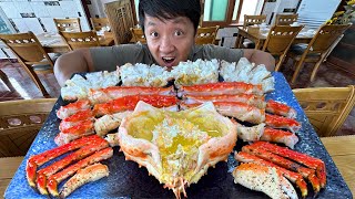 8am Korean BBQ Breakfast amp 250 GREATEST Whole KING CRAB Brunch in South Korea [upl. by Acirej]