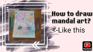 How to make mandala artfull video with stepbystep mandala way630 way630 [upl. by Elleinwad]