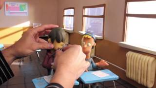 Making of TALKING CLAY KIDS Video Glass [upl. by Monjan]