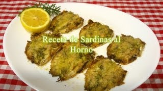 Receta fácil de Sardinas al Horno [upl. by Mair575]